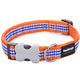 Red Dingo - Orange DogTooth (Fang-It) Dog Collar - X Small
