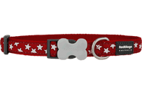 Red Dingo - Red Stars Dog Collar - X Small