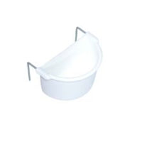 Hatchwells - 2 Hook Bird Drinker - White - Small