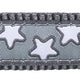 Red Dingo - Grey White Stars Dog Lead - Medium
