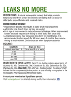 HomeoPet - Leaks No More - 15ml