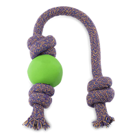 Beco Things - Natural Ball on a Rope - Small - Green