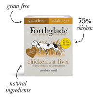 Forthglade - Natural Menu Chicken With Liver - 395g