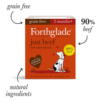 Forthglade - Grain Free Natural Menu - Just Beef - 395g