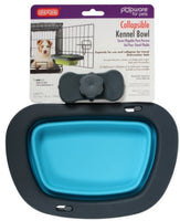 Dexas Popware - Collapsible Kennel Bowl - Blue - Large