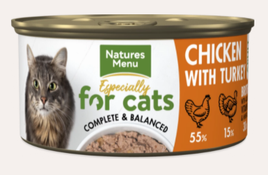 Natures Menu - Especially For Cats - Wet Food - Chicken & Turkey - 85g