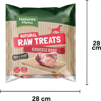 Natures Menu - Frozen Half Beef Knuckle Bone Chew - 1 pce