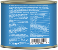 Natures Menu - Country Hunter - Wild Boar with Superfood - 600g Tin