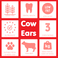 Cow Ear - Dog Chew - per chew