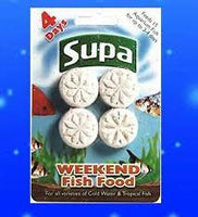 Supa - Weekend Fish Food Blocks - 4 pack