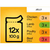 Pedigree - Puppy Wet Pouches - Mixed Flavour Pack - 100g (12pack)