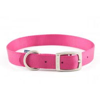 Ancol - Viva Nylon Buckle Collar - Pink - Size 6 (45-54cm)