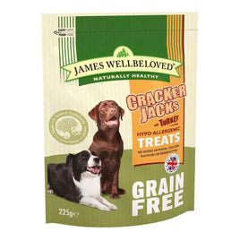 James Wellbeloved - Crackerjacks Cereal Free Treats - Turkey - 225g