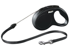 Flexi - Classic Cord 5m Dog - Small (12kg) - Black