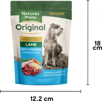 Natures Menu -Senior Dog 300g Pouch - 8Pk