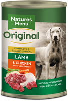 Natures Menu - Lamb & Chicken - 400g Can