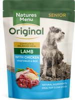 Natures Menu -Senior Dog 300g Pouch - 8Pk