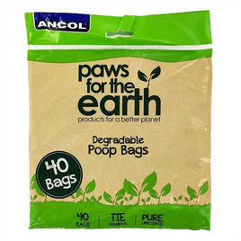 Ancol - Bio Degradable Poop Bags - 40 Bags