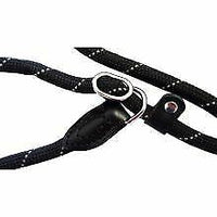 Hem & Boo - Mountain Rope Slip Lead - 3/8" x 60” (1.0 x 150cm) - Black/Grey