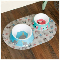 Ministry Of Pets - Melamine Non-slip Pet Bowl - Narwhal - Large (480ml)