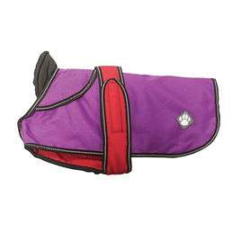 Danish Design - 2 In 1 Dog Coat - Purple - 35cm (14")