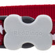Red Dingo - Red Stars  Dog Collar - Large