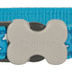 Red Dingo - Turquoise & White Star Dog Collar - Medium