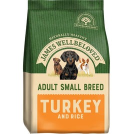 James Wellbeloved - Adult Small Breed Dog - Turkey & Rice - 1.5Kg