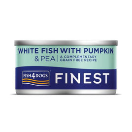Fish4Dogs - Finest White Fish With Pumpkin & Pea - 85g