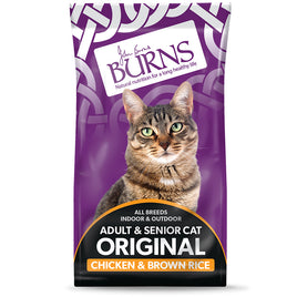 Burns - Adult & Senior Cat Food - Chicken & Brown Rice - 1.5kg
