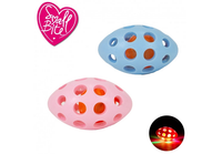 Ancol - Small Bite Flashing Rugby Ball Toy