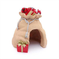 Cupid & Comet - Santa Sack Den & Cave - 12x12cm