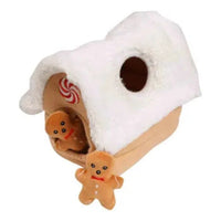 Pet Brands - Festive gingerbread House Hide And Seek Toy