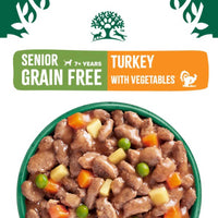 James Wellbeloved - Grain Free Senior Wet Food, Turkey With Veg In Gravy - 90g (per pouch)