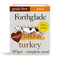 Forthglade - Complete Adult Dog Meal, Grain Free Turkey Sweet Potato & Veg - 395g