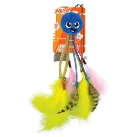 Nerf Cat - Ultraplush Nylon Elastic Octopus With Bells & Wand