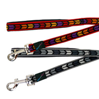 Dog & Co - Chevron Dog Lead, Brights - Large (1" x 48")