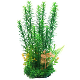 Planta de plástico combinada Betta Choice verde y amarilla 30 cm