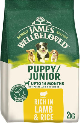 James Wellbeloved Puppy/Junior, Lamb & Rice