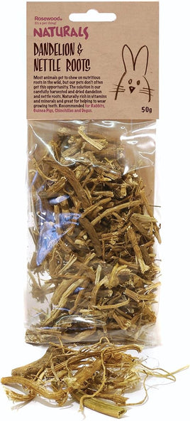 Rosewood - Boredom Breaker Natural Treats Dandelion & Nettle Roots - 50g