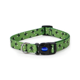 Ancol - Patterned Bumble Bee Dog Collar, Green