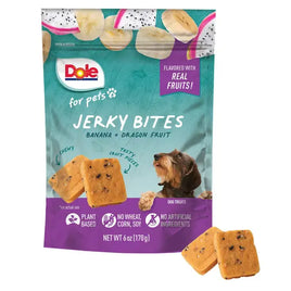 Dole - Fruit Jerky Bites Dog Treats, Banana and Dragon Fruit - 170g