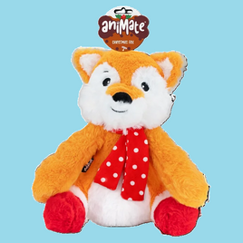 Animate - Xmas Fox Dog Toy