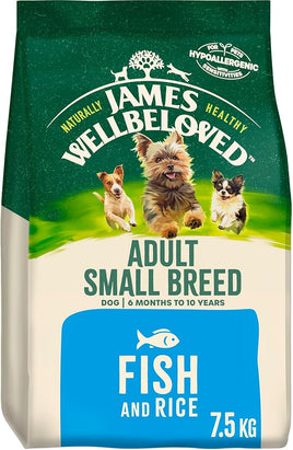 James Wellbeloved Small Breed Adult Dog, Fish & Rice