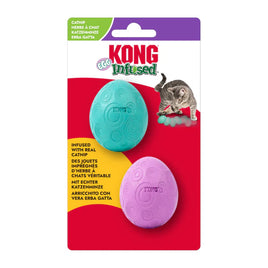 KONG - Infused Catnip Egg Cat Toy - 2pk
