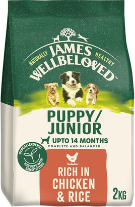 James Wellbeloved Puppy/Junior, Chicken & Rice