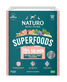 Naturo - Grain Free Salmon, Dog Food Pouch - 395G