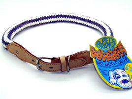 Pet Brands - Whopa Big Collar, Grey & White - 21mm X 30"