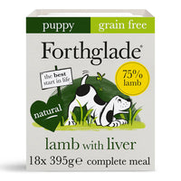 Forthglade - Complete Wet Puppy Food, Grain Free Lamb With Liver & Vegetables - 395g