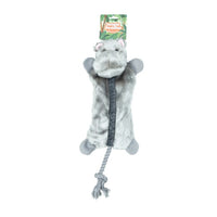 Animal Instincts - Jungle Buddies Plush Hippo with Rope